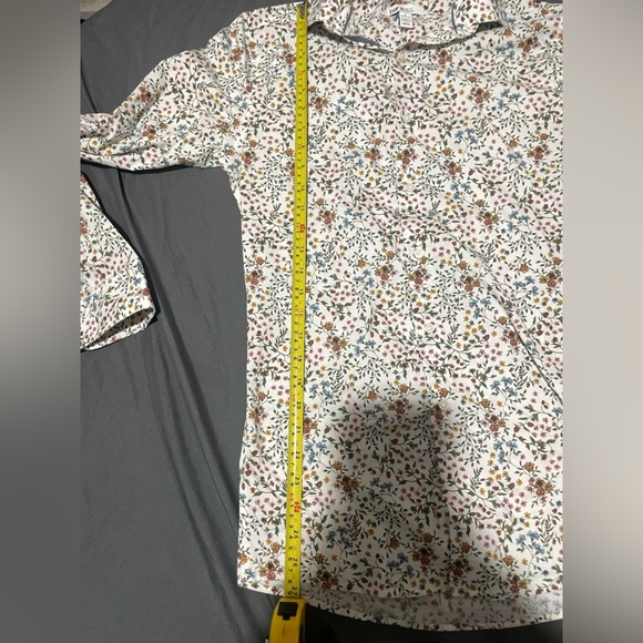 Bar III Men’s slim fit floral print‎ dress shirt. Size Small - Picture 6 of 6